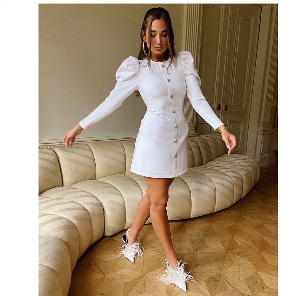 Danielle Bernstein rhinestone dress